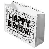 Happy Birthday Gift Bag Groot Cadeauzakje