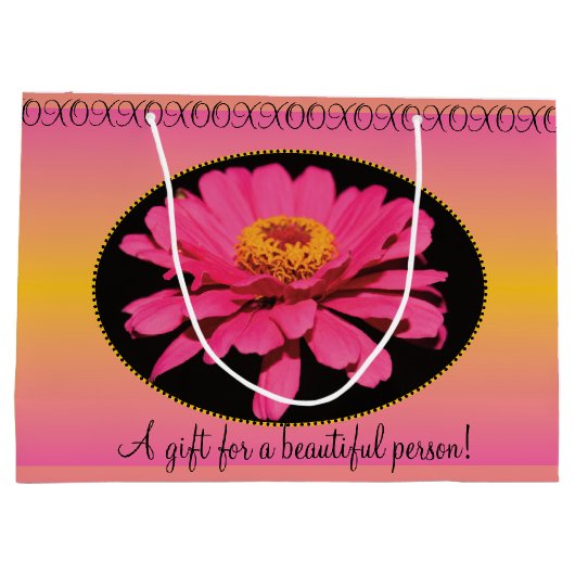 Happy Birthday Gift Bag Large Cadeautasje (Achterkant)