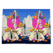 Happy Birthday Gift Bag Polar Beer Groot Cadeauzakje (Voorkant)