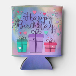 Happy Birthday Gift Boxes Blikjeskoeler