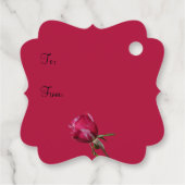 Happy Birthday Gift Favor Hangende Labels (Achterkant)