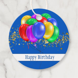 Happy Birthday Gift Label