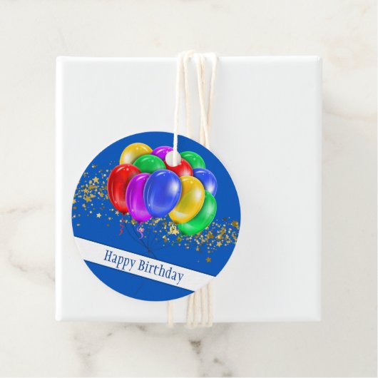 Happy Birthday Gift Label (In situ)