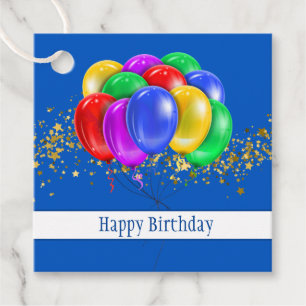 Happy Birthday Gift Label