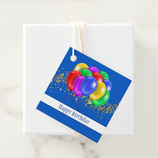 Happy Birthday Gift Label (In situ)