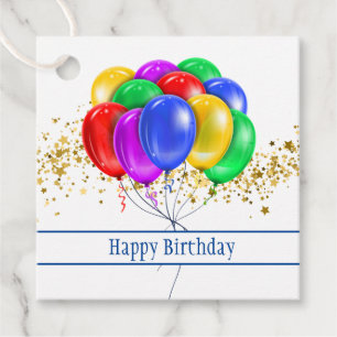 Happy Birthday Gift Label