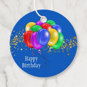 Happy Birthday Gift Label
