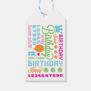 Happy Birthday Gift Label Cadeaulabel