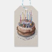 Happy Birthday Gift Label Cadeaulabel (Achterkant)