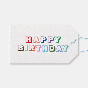 Happy Birthday Gift Label Cadeaulabel