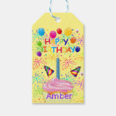 Happy Birthday Gift Labels Cadeaulabel (Voorkant)