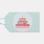 Happy Birthday Gift Labels Cadeaulabel (Achterkant Horizontaal)