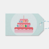 Happy Birthday Gift Labels Cadeaulabel (Voorkant (Horizontaal))