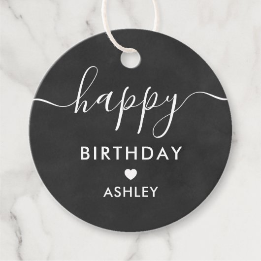 Happy Birthday Gift Labels, Label, Bedankjes Labels (Voorkant)