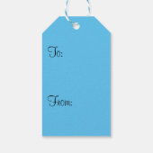 Happy Birthday Gift Labels Sharks Fish Cadeaulabel (Achterkant)