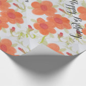 Happy Birthday Gift Wrap Cadeaupapier (Hoek)
