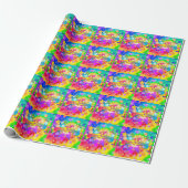 Happy Birthday Gift Wrap Rainbow HAMbyWG Cadeaupapier (Uitgerold)