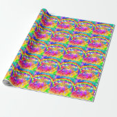 Happy Birthday Gift Wrap Rainbow HAMbyWG Cadeaupapier (Uitgerold)