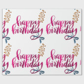 Happy Birthday Gift wrapping Cadeaupapier (Vlak)