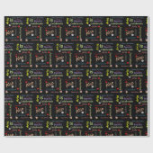 Happy Birthday Gift Wrapping Paper Aria Cadeaupapier (Vlak)