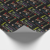 Happy Birthday Gift Wrapping Paper Audrey Cadeaupapier (Hoek)