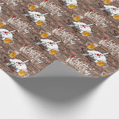 Happy Birthday Gift Wrapping Paper Beer Cadeaupapier (Hoek)