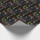 Happy Birthday Gift Wrapping Paper Camila Cadeaupapier (Hoek)