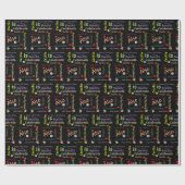 Happy Birthday Gift Wrapping Paper Cecilia Cadeaupapier (Vlak)