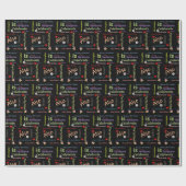 Happy Birthday Gift Wrapping Paper Christopher Cadeaupapier (Vlak)