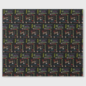 Happy Birthday Gift Wrapping Paper Claire Cadeaupapier (Vlak)