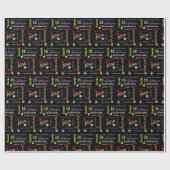 Happy Birthday Gift Wrapping Paper Daniel Cadeaupapier (Vlak)