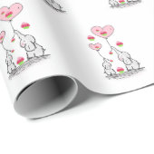 Happy Birthday Gift Wrapping Paper Elephant Cadeaupapier (Rol Hoek)