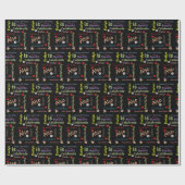 Happy Birthday Gift Wrapping Paper Evelyn Cadeaupapier (Vlak)