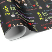 Happy Birthday Gift Wrapping Paper Jack Cadeaupapier (Rol Hoek)
