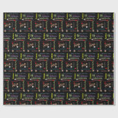 Happy Birthday Gift Wrapping Paper James Cadeaupapier (Vlak)