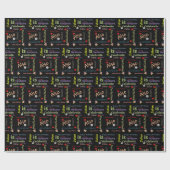 Happy Birthday Gift Wrapping Paper Julian Cadeaupapier (Vlak)