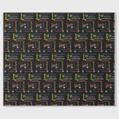 Happy Birthday Gift Wrapping Paper Karen Cadeaupapier (Vlak)