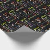 Happy Birthday Gift Wrapping Paper Karen Cadeaupapier (Hoek)