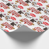 Happy Birthday Gift Wrapping Paper Lamb Cadeaupapier (Hoek)