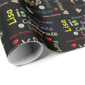 Happy Birthday Gift Wrapping Paper Lisa Cadeaupapier (Rol Hoek)