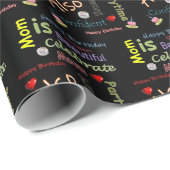 Happy Birthday Gift Wrapping Paper Mam Cadeaupapier (Rol Hoek)