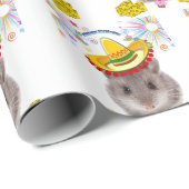 Happy Birthday Gift Wrapping Paper Mice Cadeaupapier (Rol Hoek)