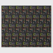Happy Birthday Gift Wrapping Paper Misty Cadeaupapier (Vlak)