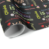 Happy Birthday Gift Wrapping Paper Olivia Cadeaupapier (Rol Hoek)