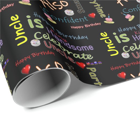 Happy Birthday Gift Wrapping Paper oom Cadeaupapier (Rol Hoek)