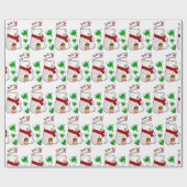 Happy Birthday Gift Wrapping Paper Polar Beer Cadeaupapier (Vlak)