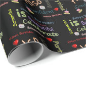 Happy Birthday Gift Wrapping Paper Samantha Cadeaupapier (Rol Hoek)