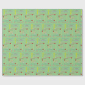 Happy Birthday Gift Wrapping Paper Sandy Cadeaupapier (Vlak)