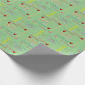 Happy Birthday Gift Wrapping Paper Sandy Cadeaupapier (Hoek)