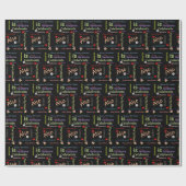 Happy Birthday Gift Wrapping Paper Sebastian Cadeaupapier (Vlak)